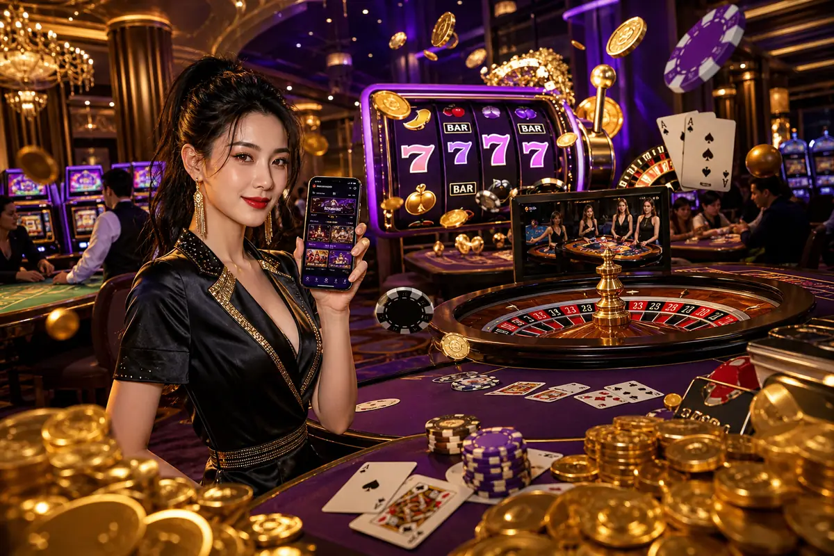 6868vv Casino suasana meja permainan live